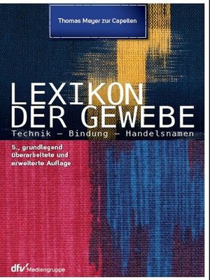 cover image of Lexikon der Gewebe